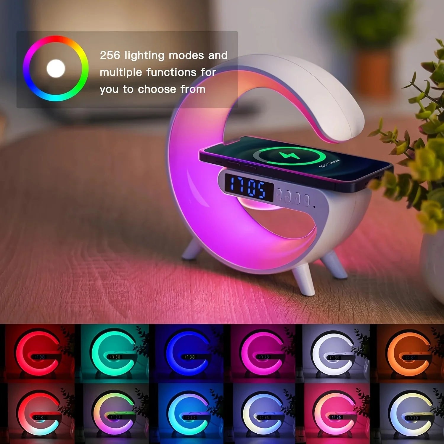 Multifunctional Wireless Charging Lamp